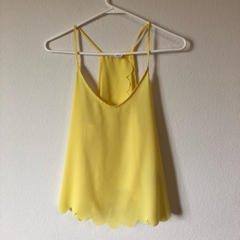 Yellow tank